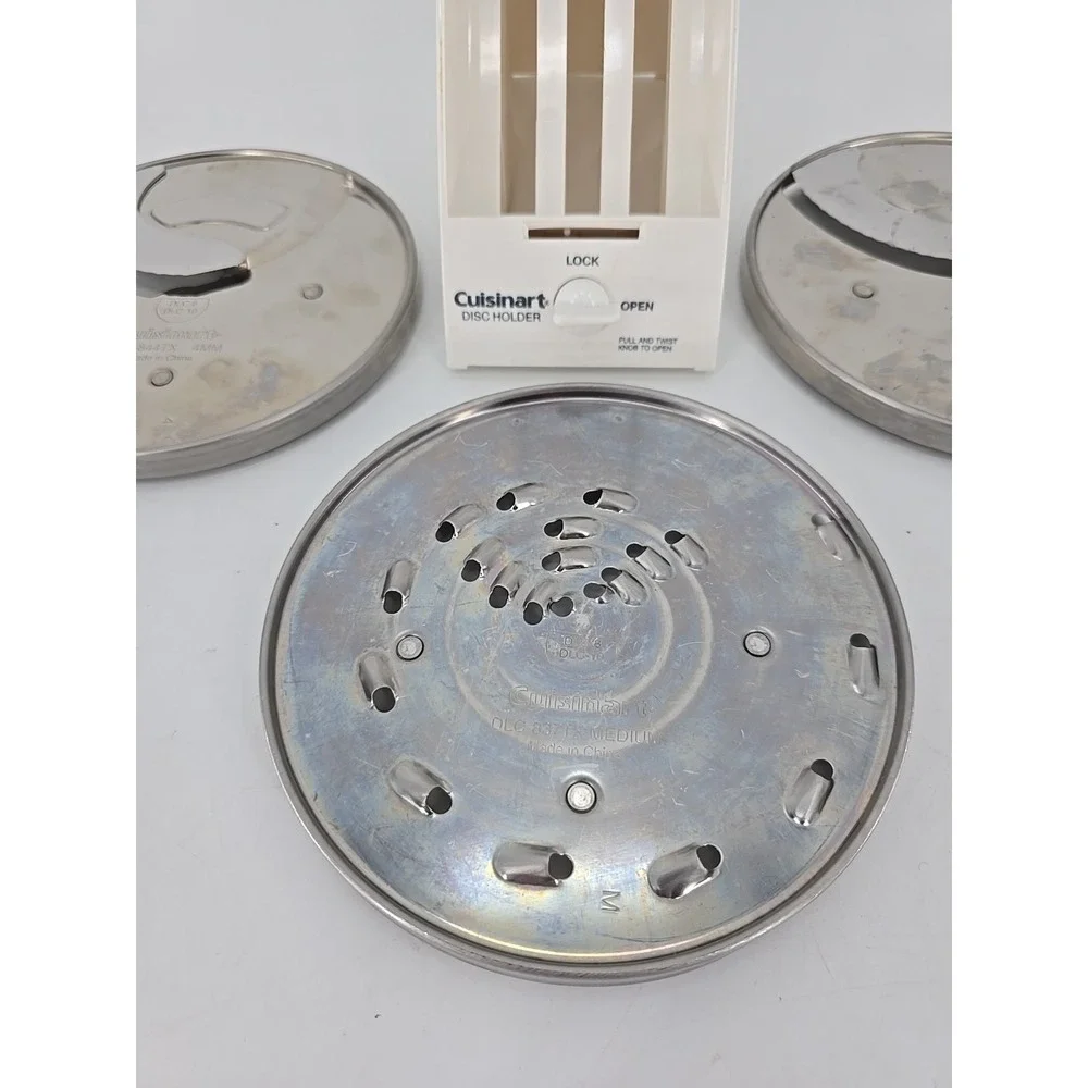 Cuisinart Food Processor Holder &‎ 3 Discs DLC-844TX, 837TX, 842TX DLC-8 DLC-10